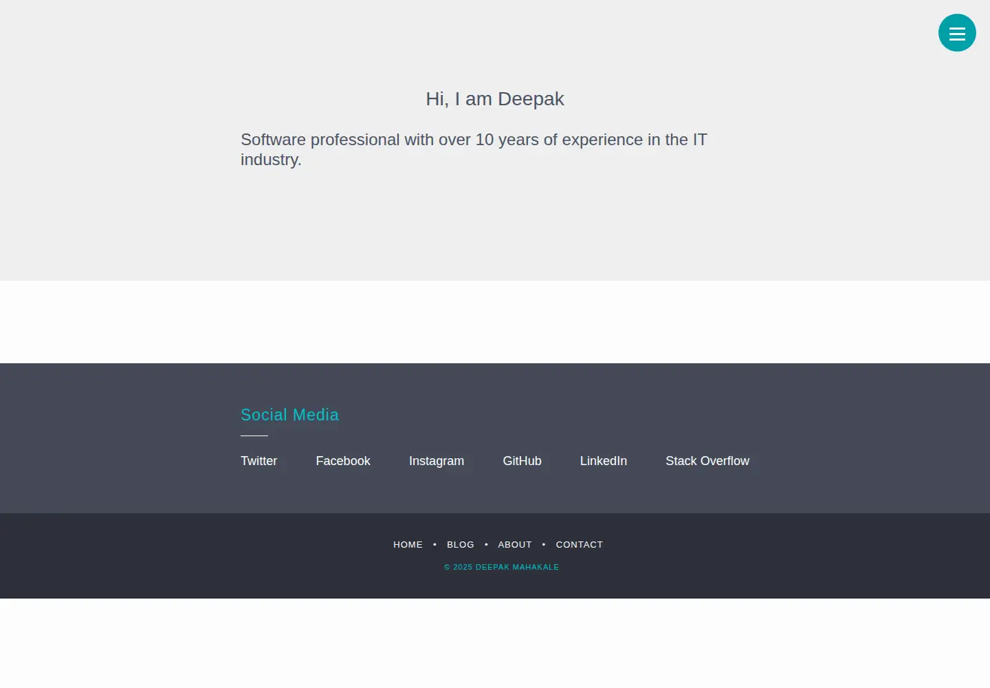 Screenshot of deepakmahakale.com