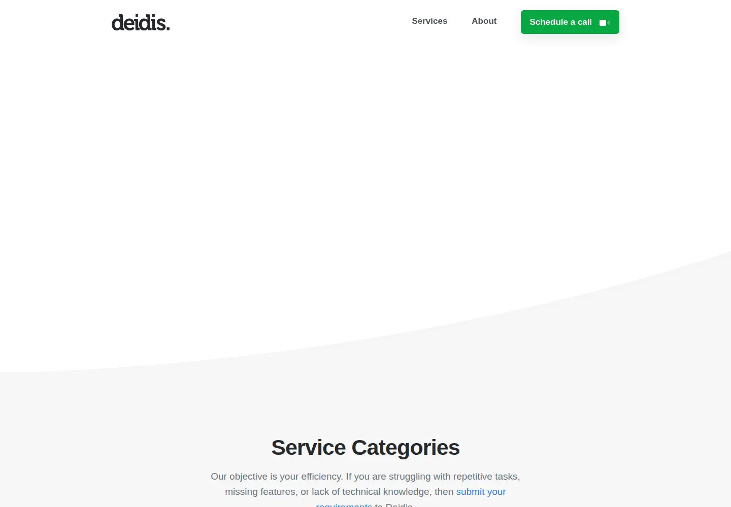 Screenshot of deidis.com