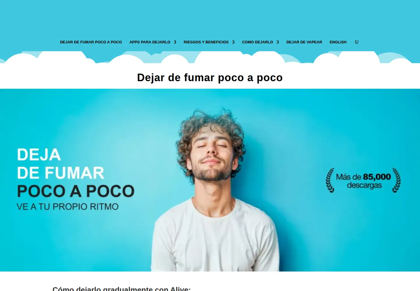 Screenshot of dejardefumaralive.com