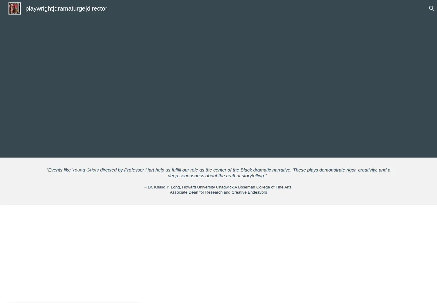 Screenshot of denisejhart.com