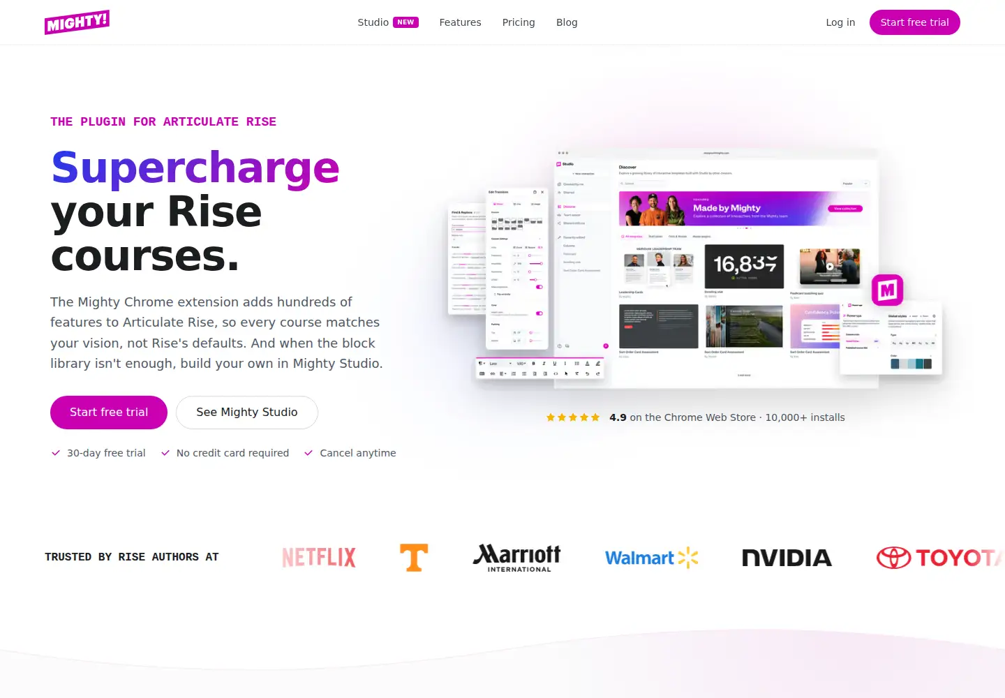 Screenshot of designwithmighty.com
