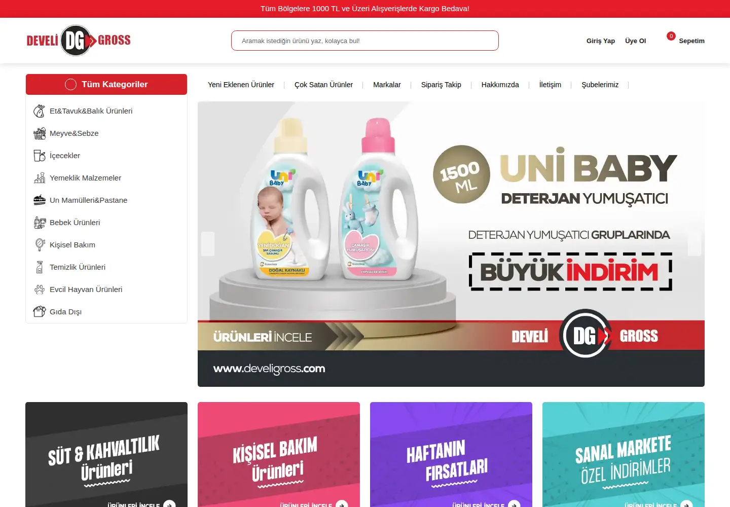 Screenshot of develigross.com