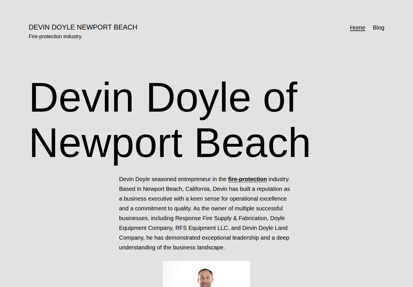 Screenshot of devindoylenewportbeach.com