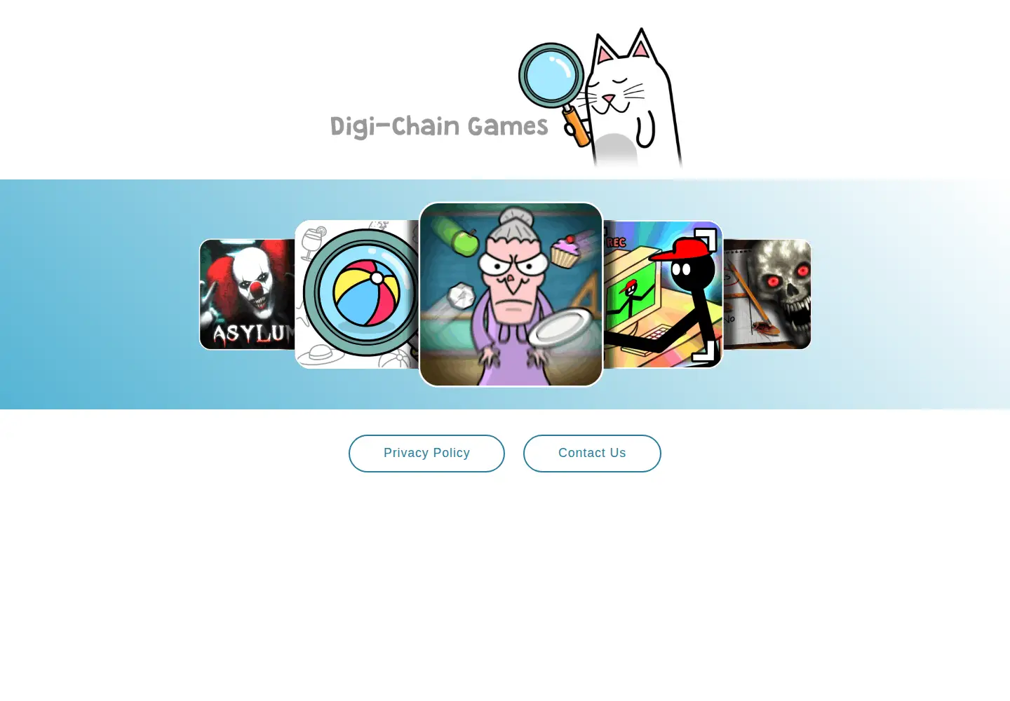 Captured homepage of digi-chain.com in the current scan