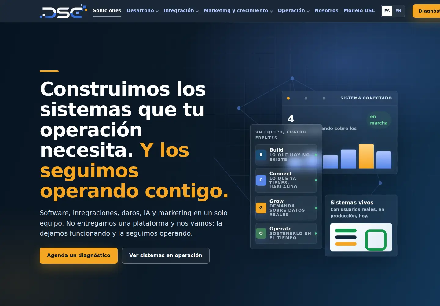 Captured homepage of digitalsolutioncore.com in the current scan