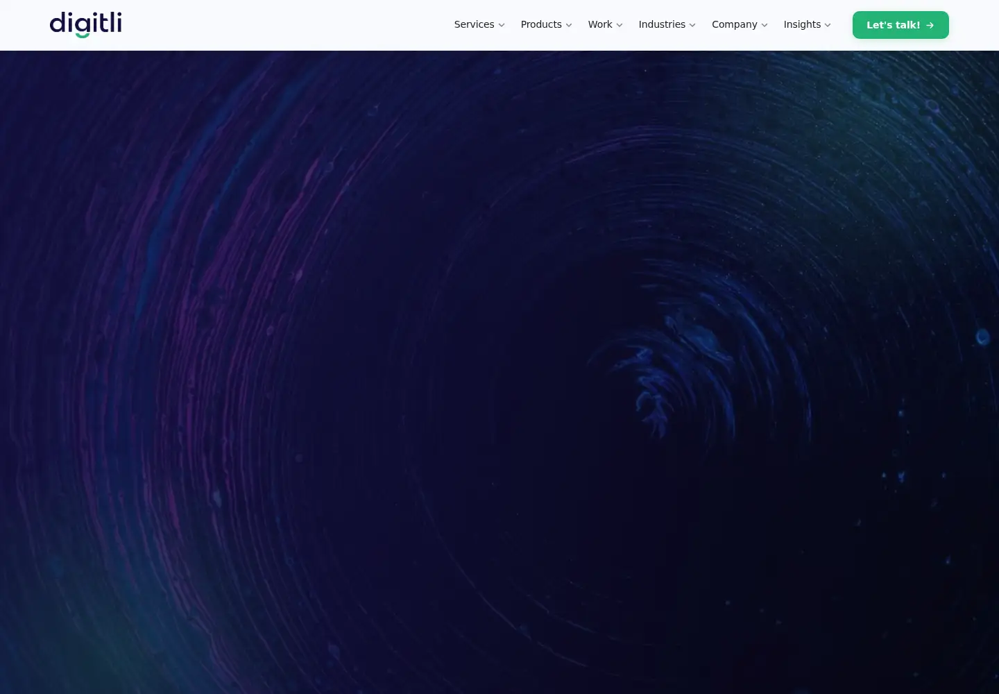 Captured homepage of digitli.com in the current scan