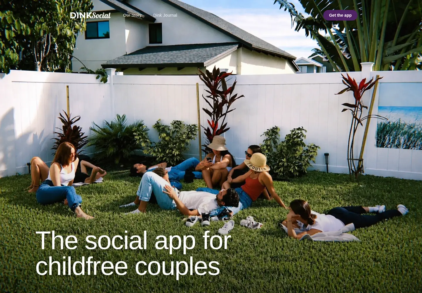 Screenshot of dinksocial.com
