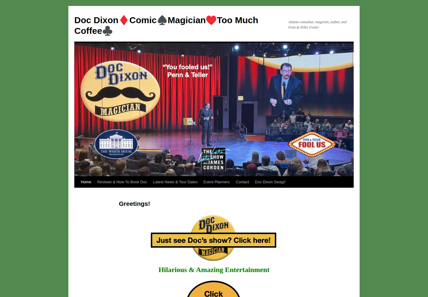 Screenshot of docdixon.com