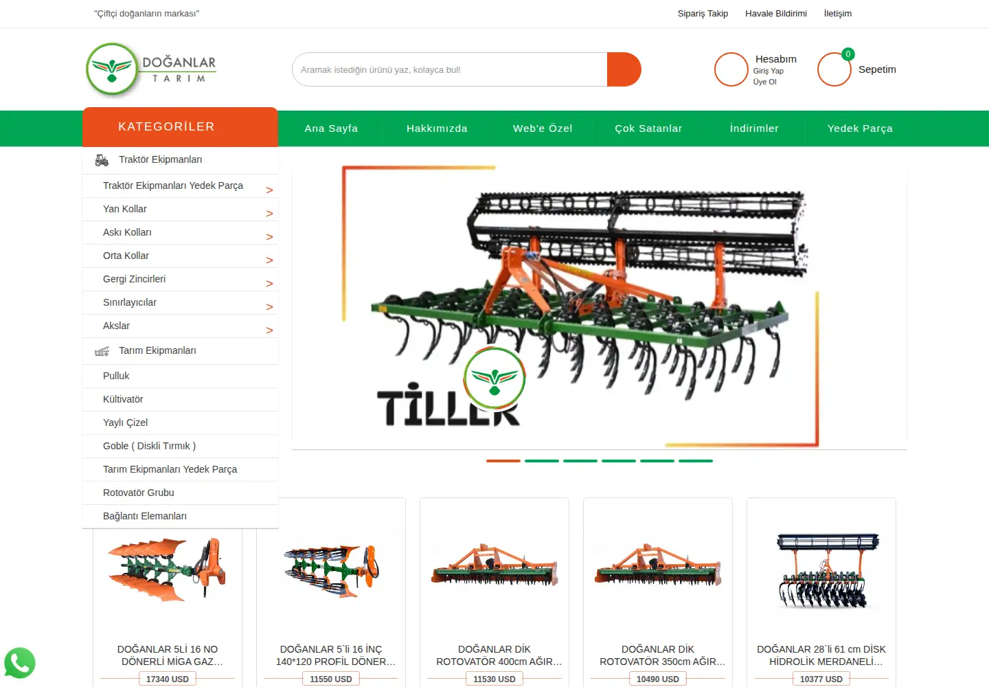 Screenshot of doganlaronline.com