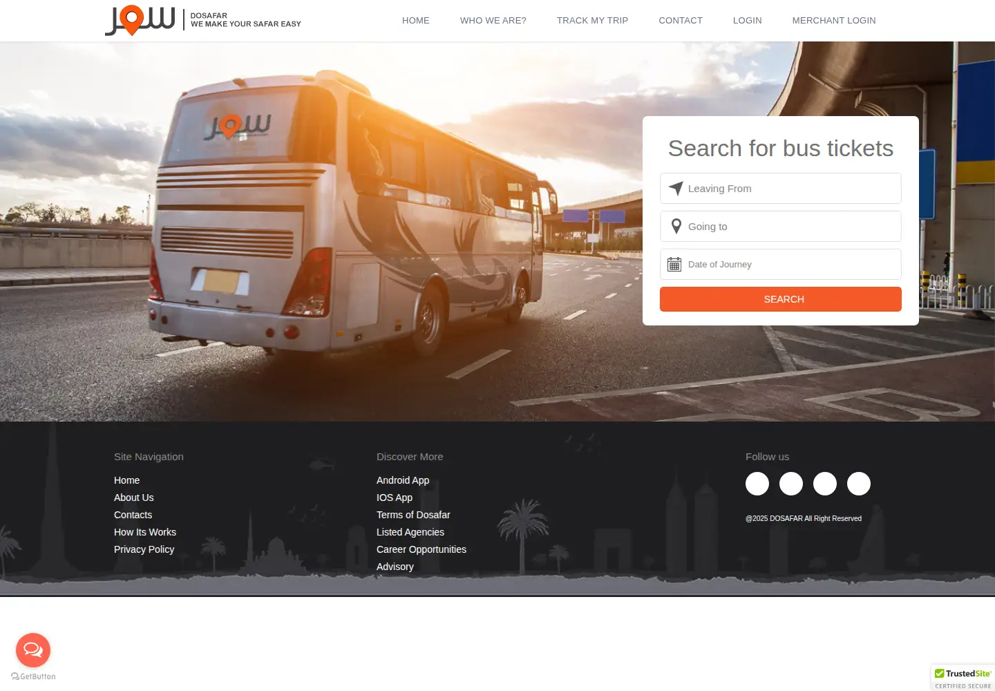 Screenshot of dosafar.com