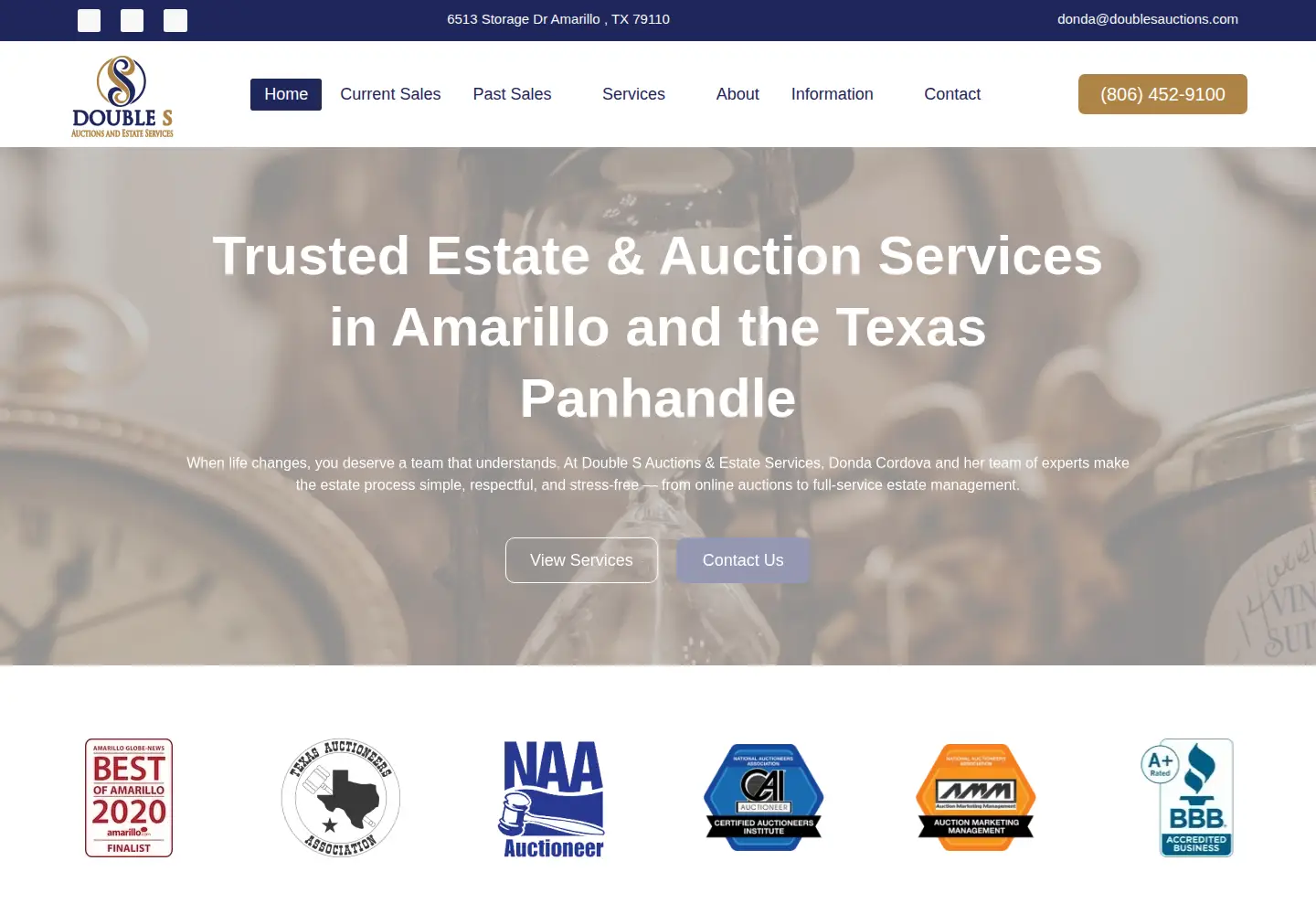 Screenshot of doublesauctions.com