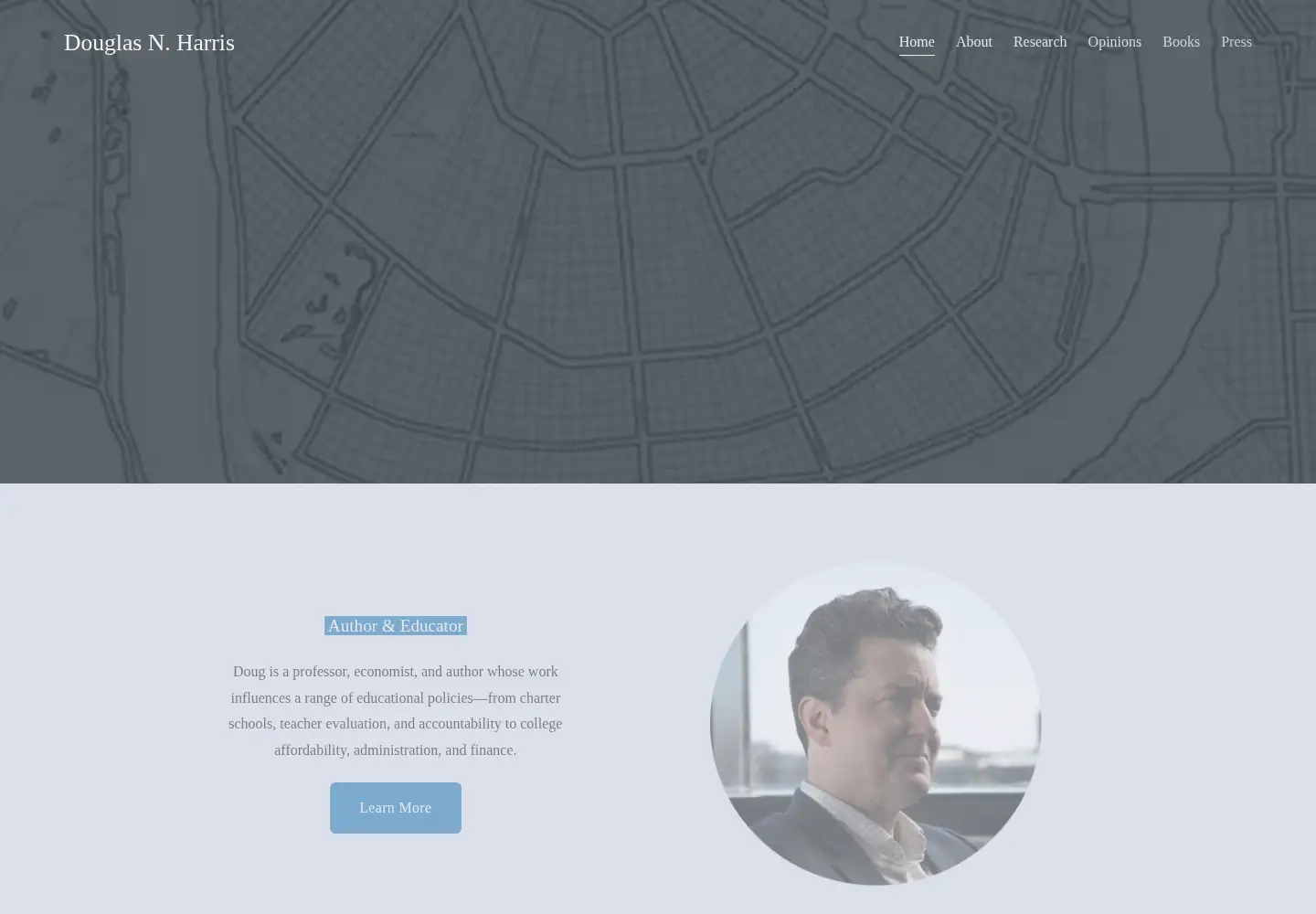 Screenshot of douglasnharris.com