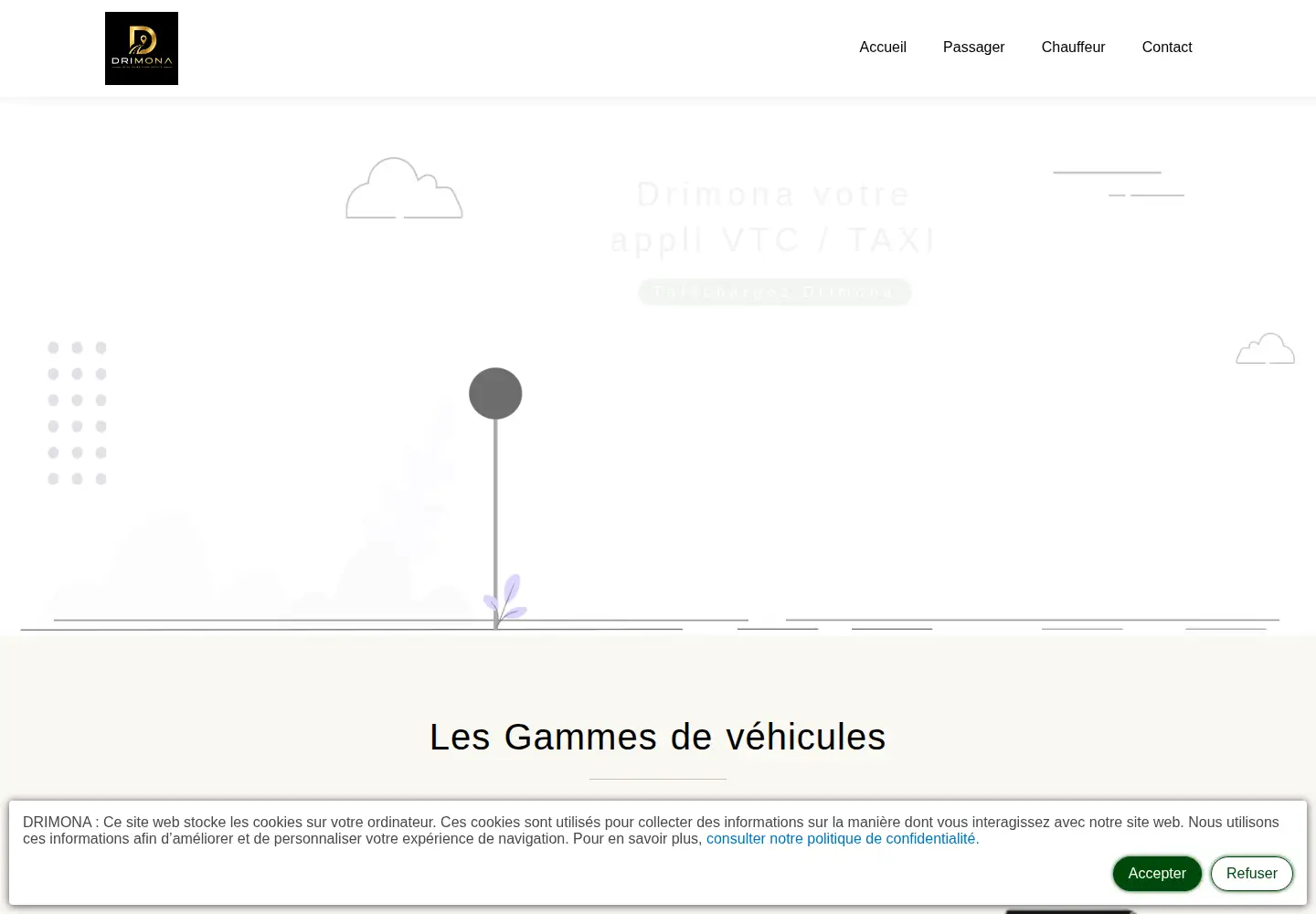 Screenshot of drimona.com
