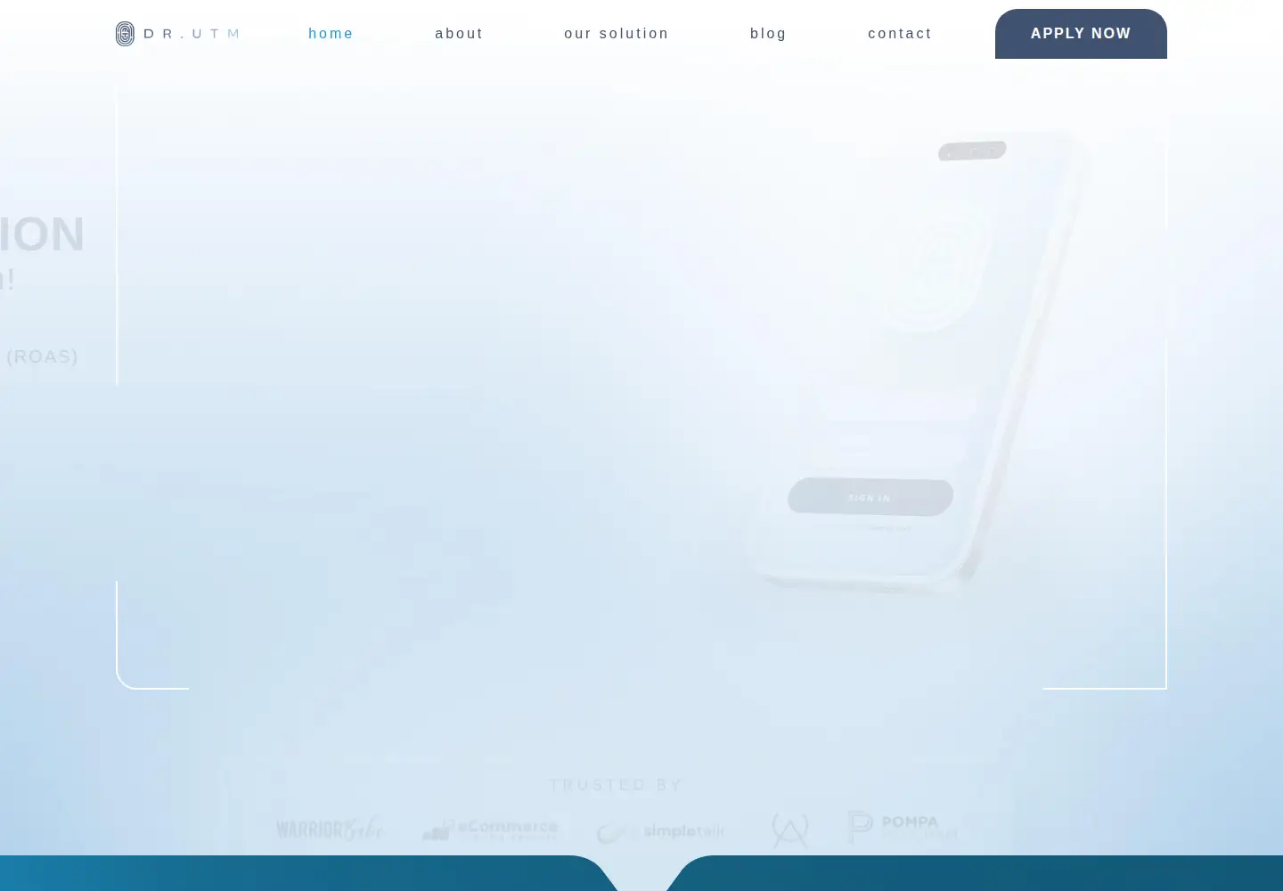 Captured homepage of drutm.com in the current scan