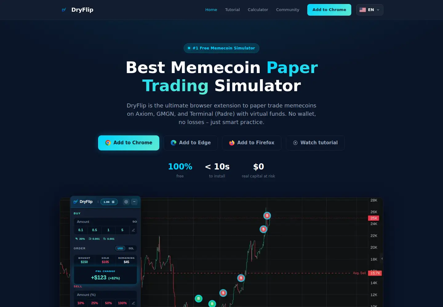 Screenshot of dryflip.com