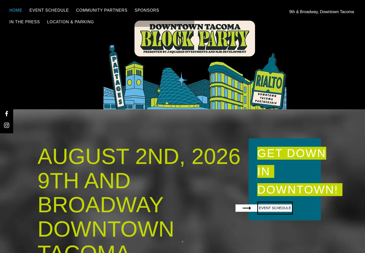 Screenshot of dtblockparty.com