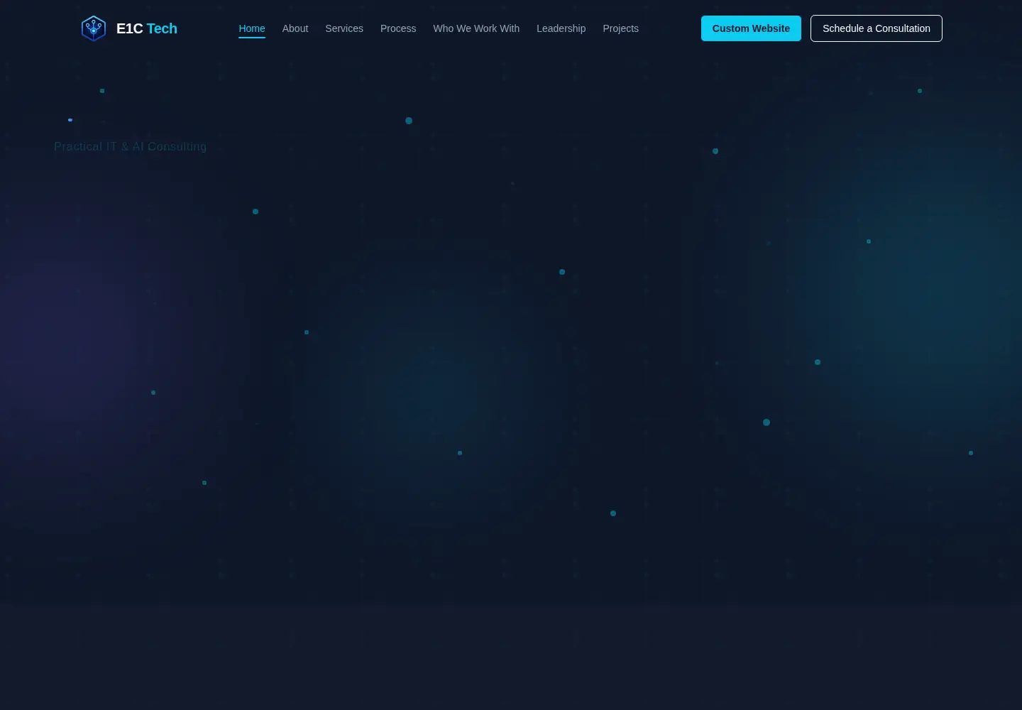 Screenshot of e1ctech.com