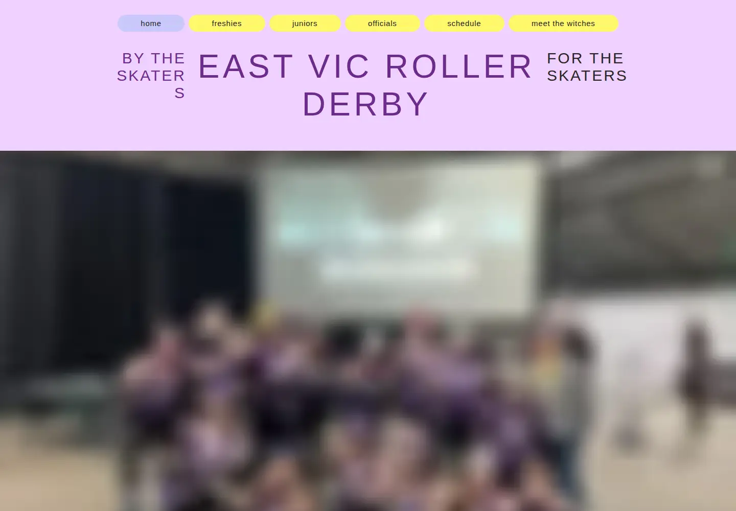 Screenshot of eastvicrollerderby.com