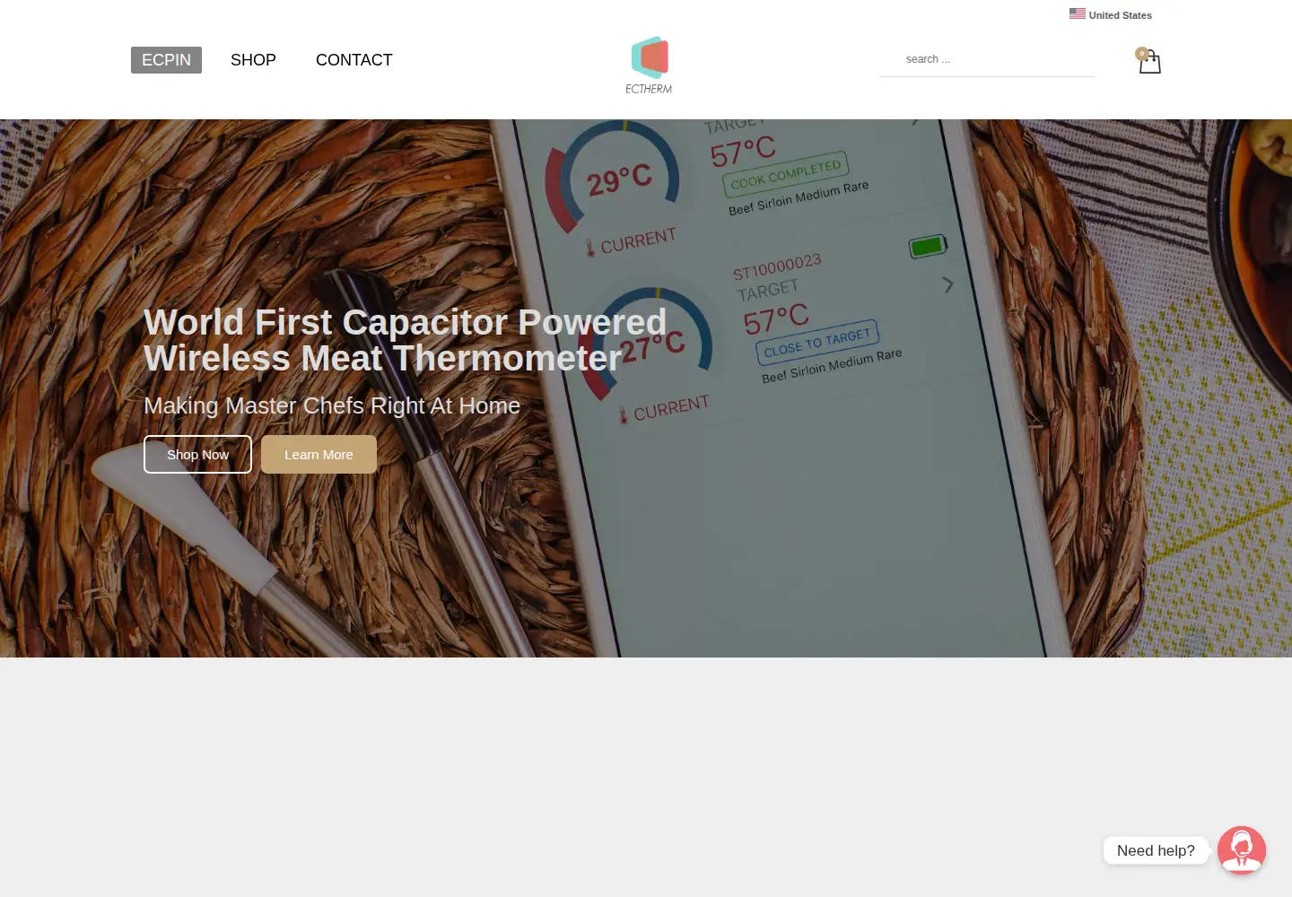 Screenshot of ectherm.com