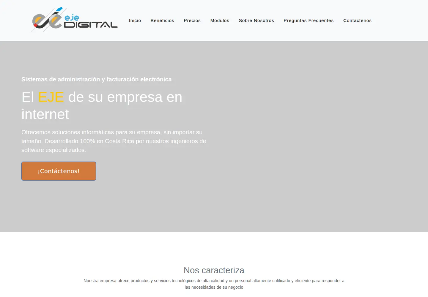 Screenshot of ejedigitalcr.com