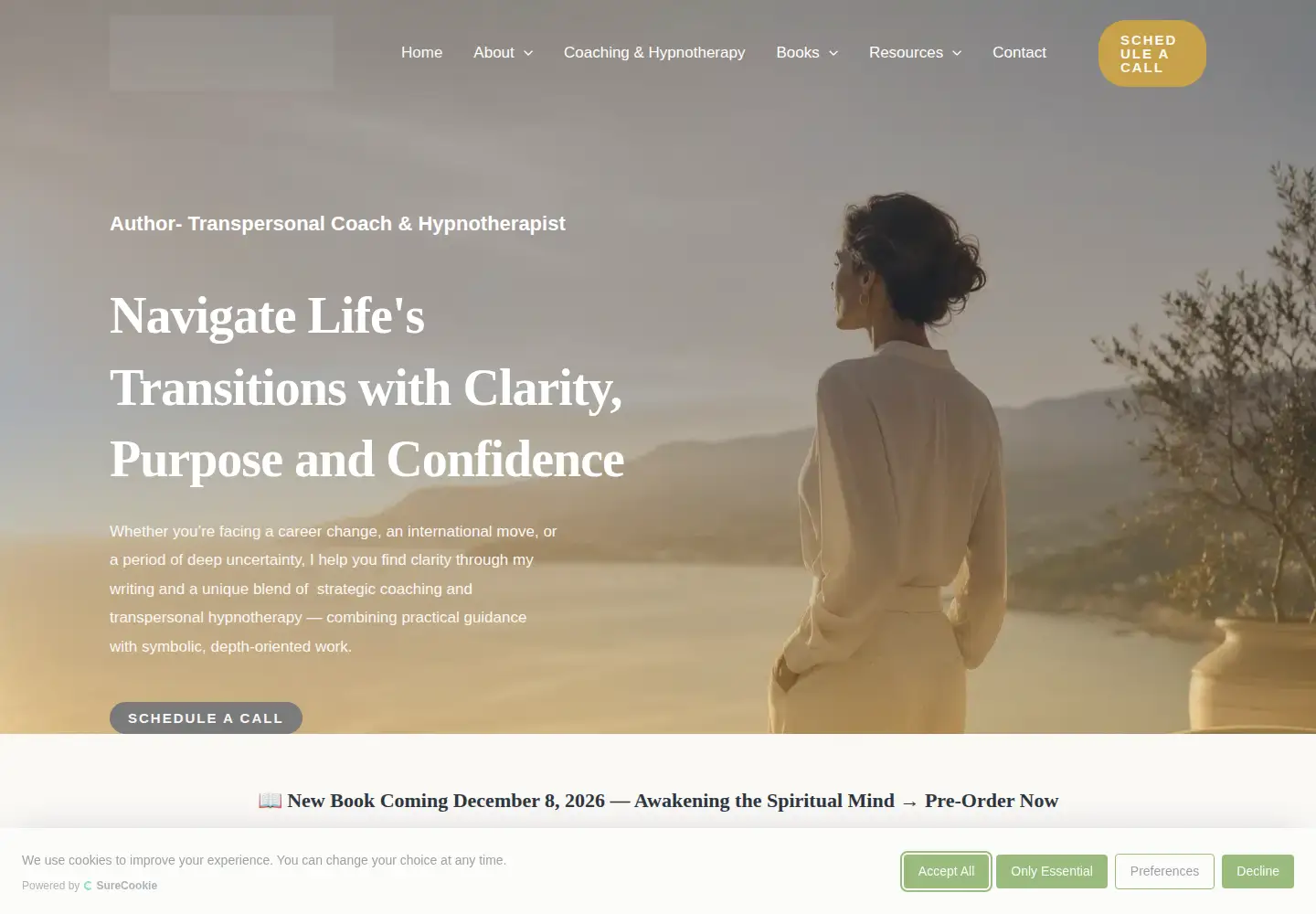 Captured homepage of elisabeth-carrio.com in the current scan