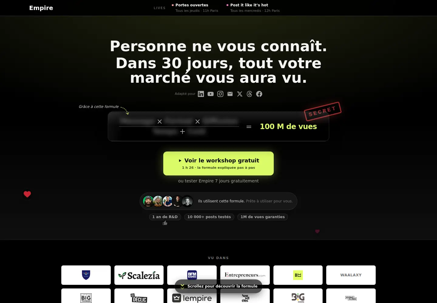 Screenshot of empire-internet.com