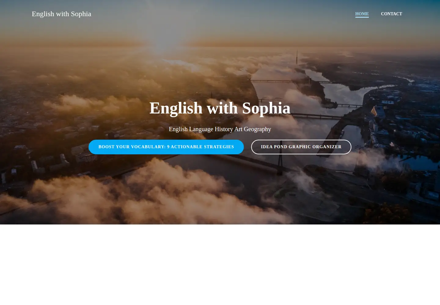 Screenshot of englishwithsophia.com