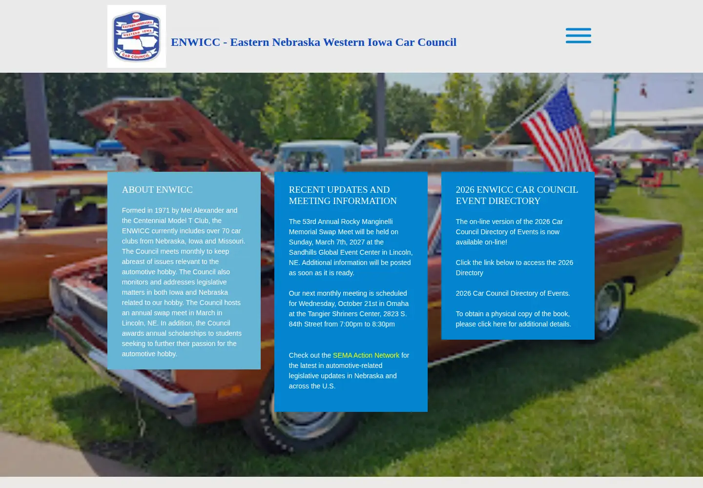 Captured homepage of enwicc.com in the current scan