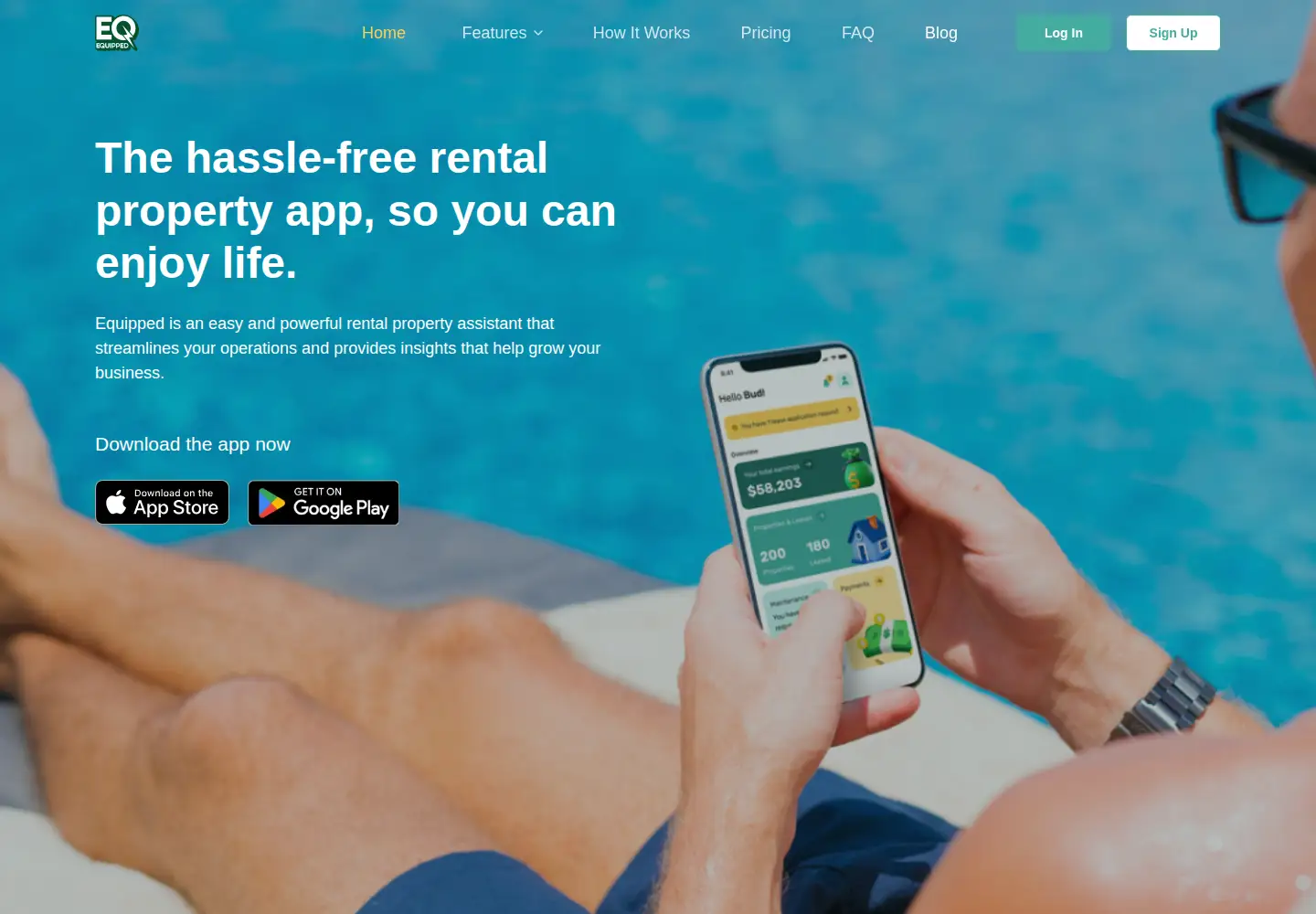 Screenshot of equippedproperty.com