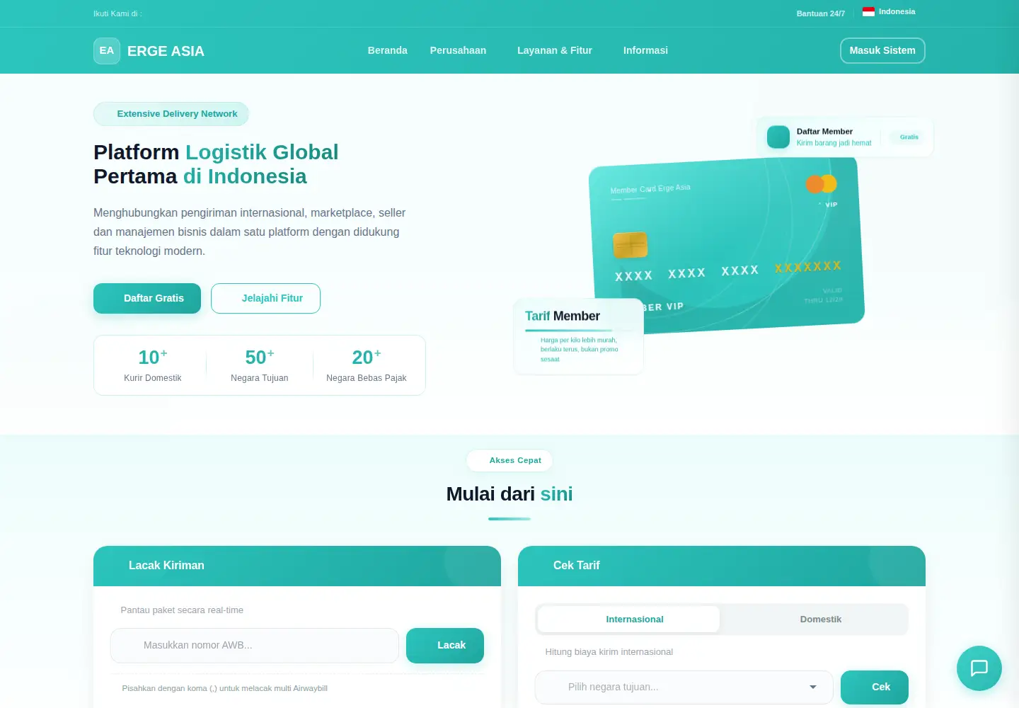 Screenshot of ergeasia.com
