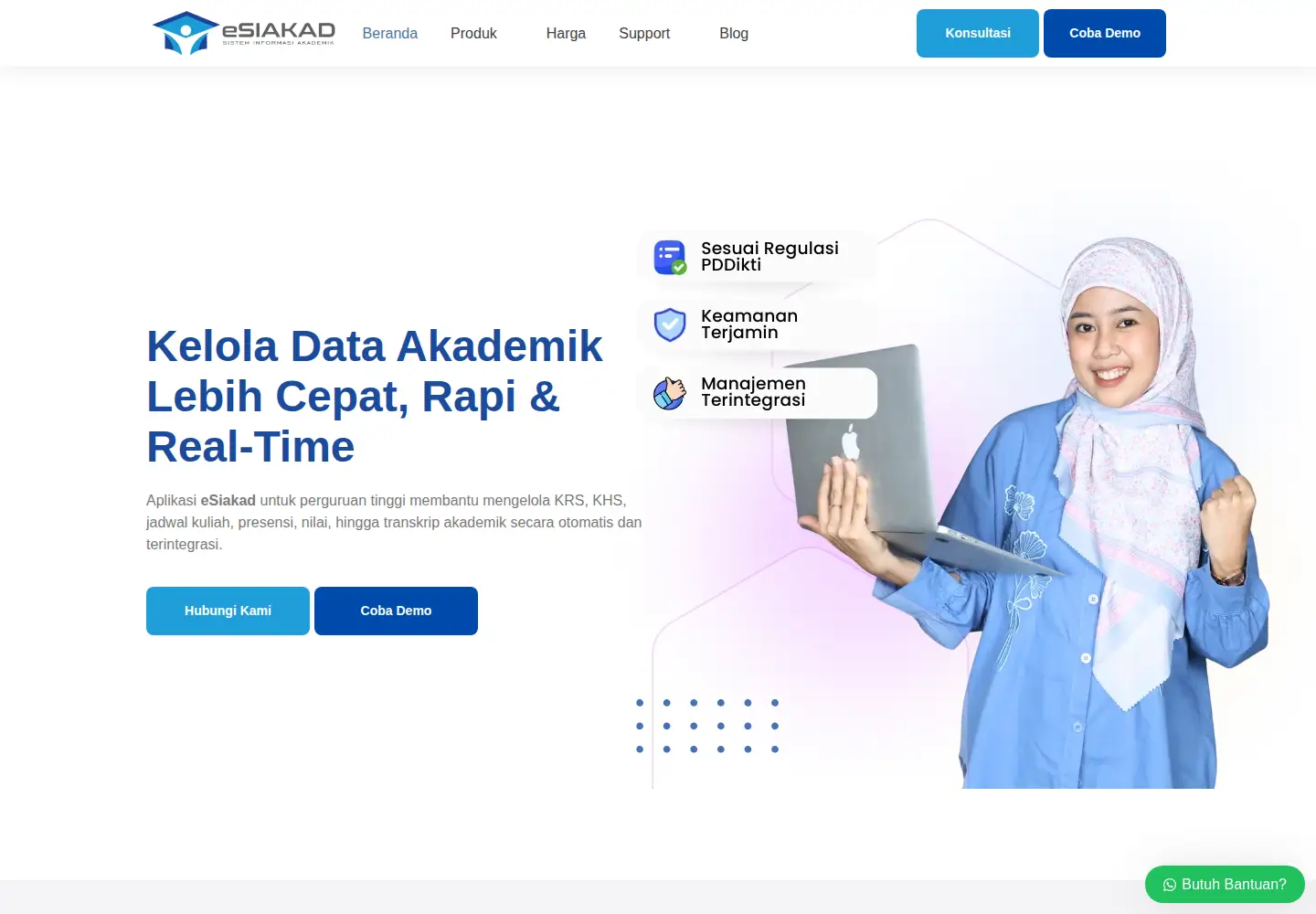Screenshot of esiakad.com