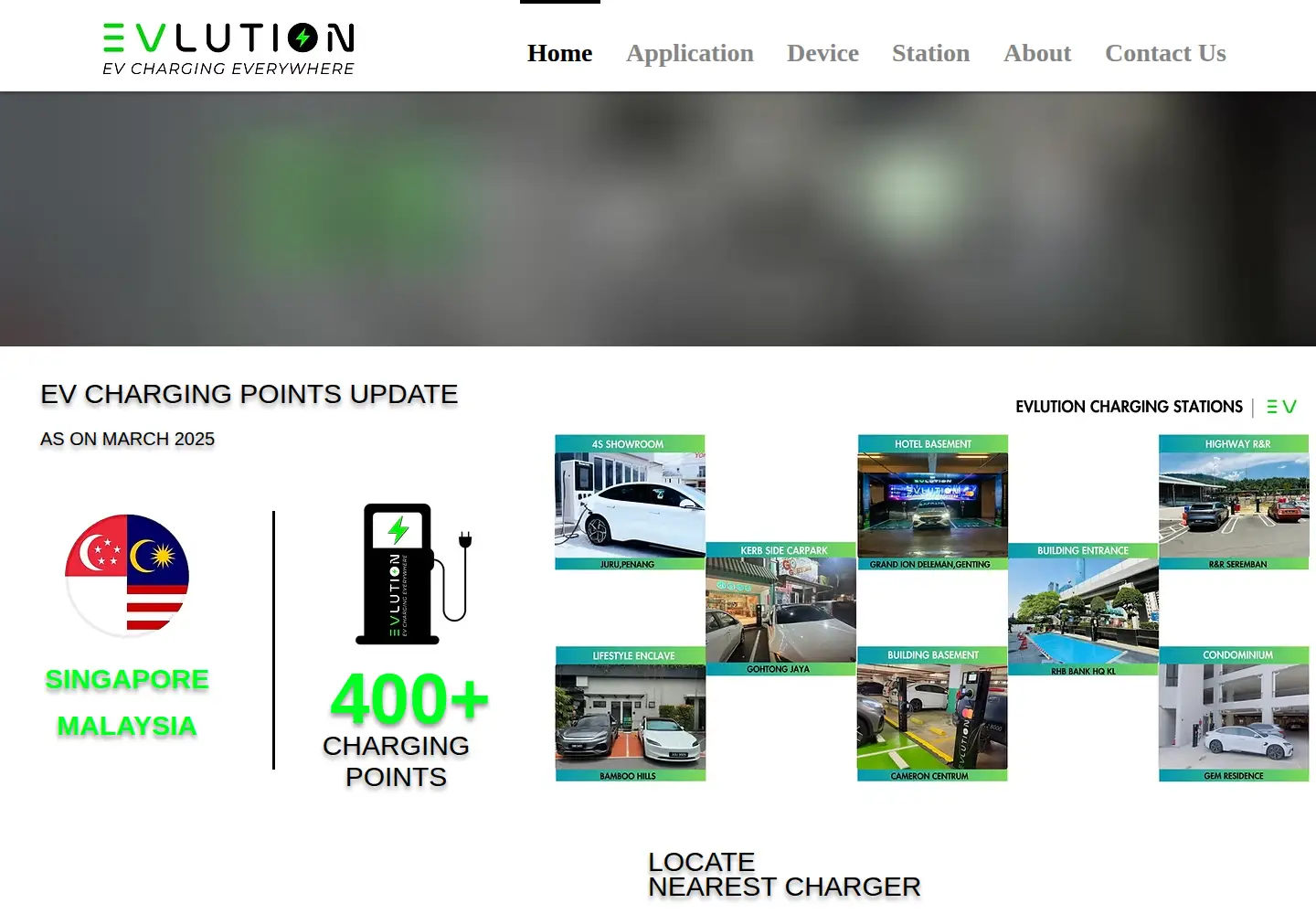 Screenshot of evlution.com