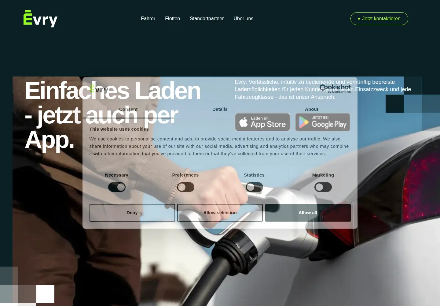 Screenshot of evry-mobility.com