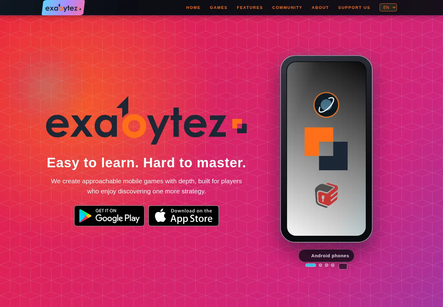 Screenshot of exabytez.com