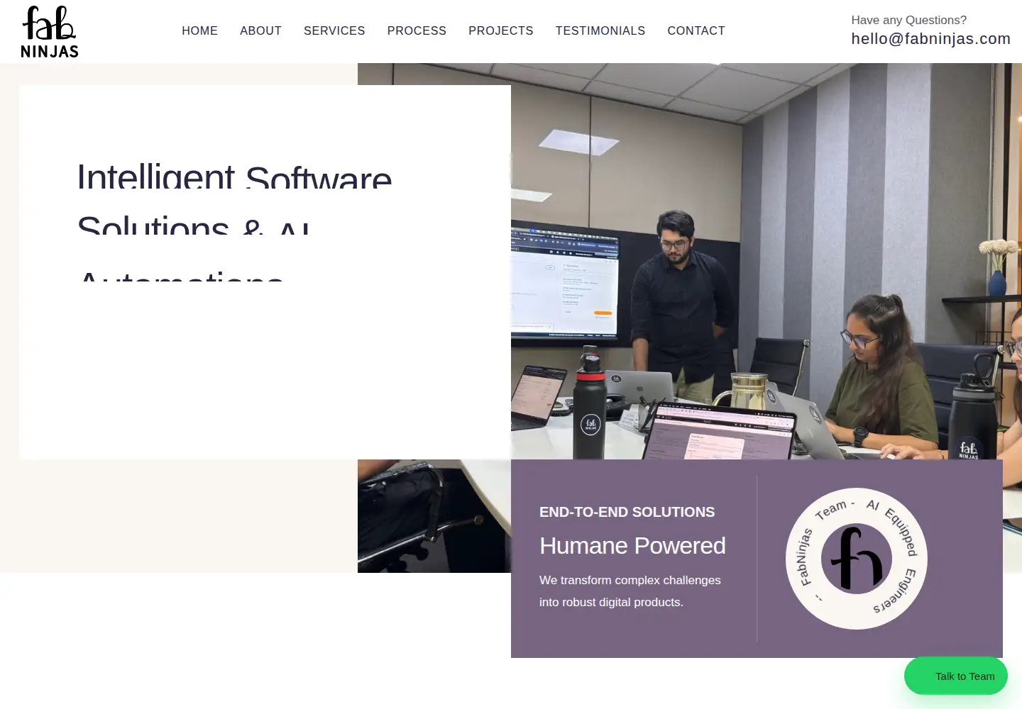 Screenshot of fabninjas.com