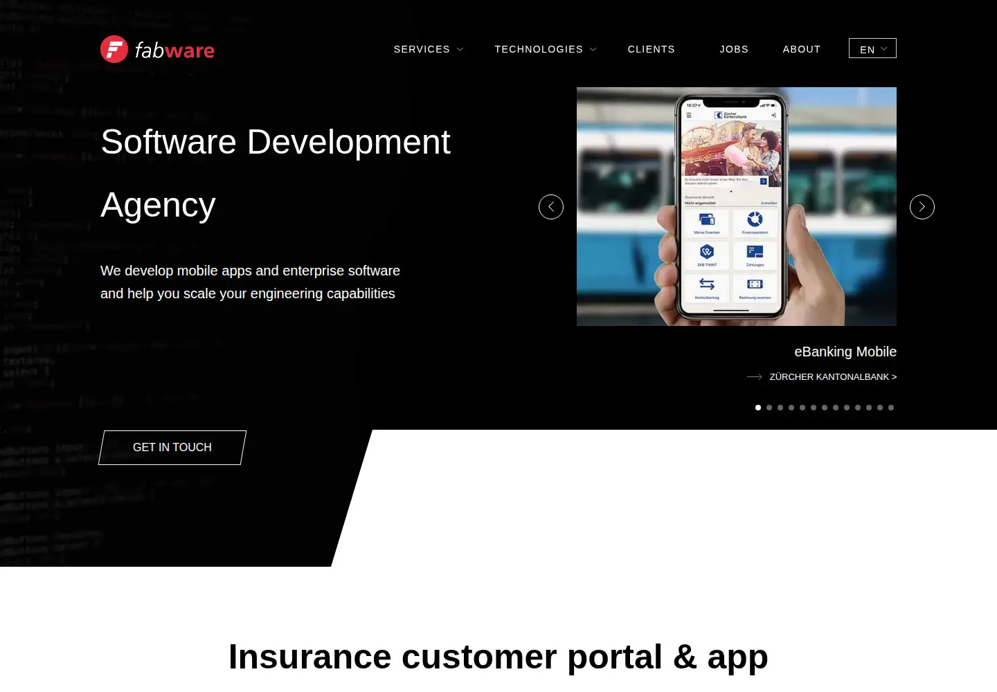 Screenshot of fabware.com
