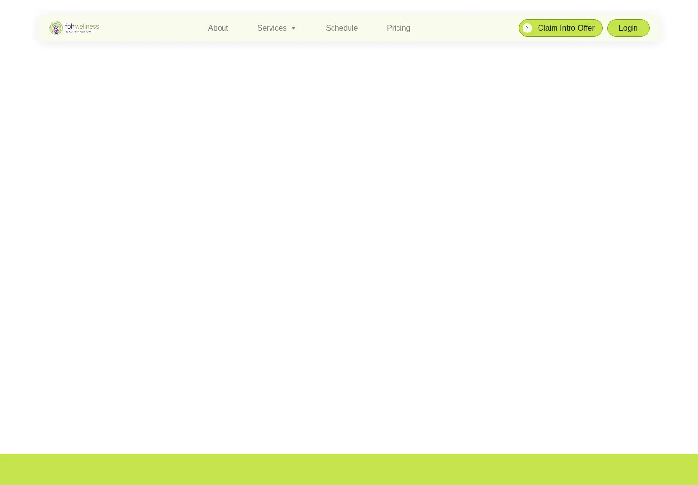 Captured homepage of fbhwellness.com in the current scan