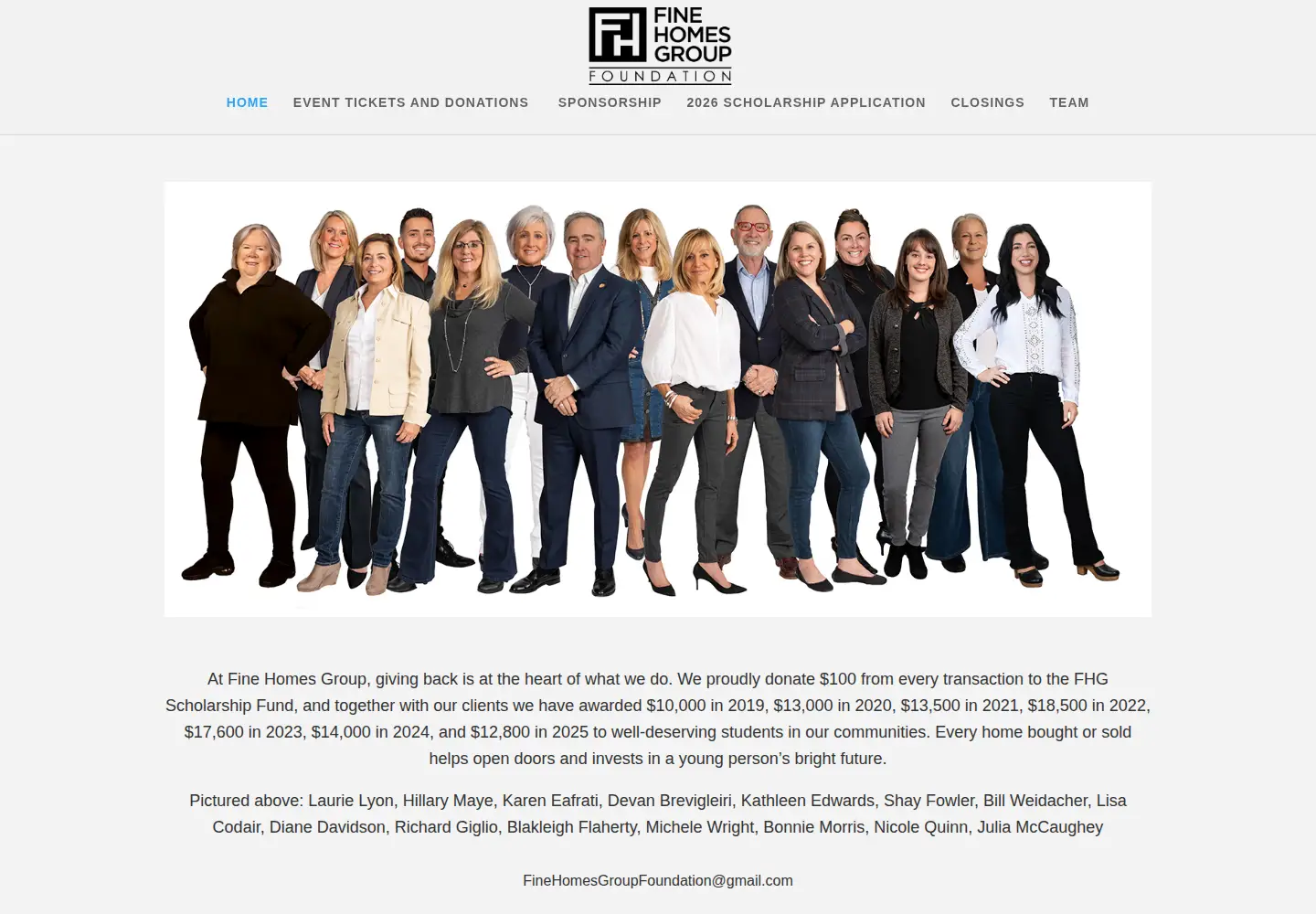 Screenshot of fhggivesback.com