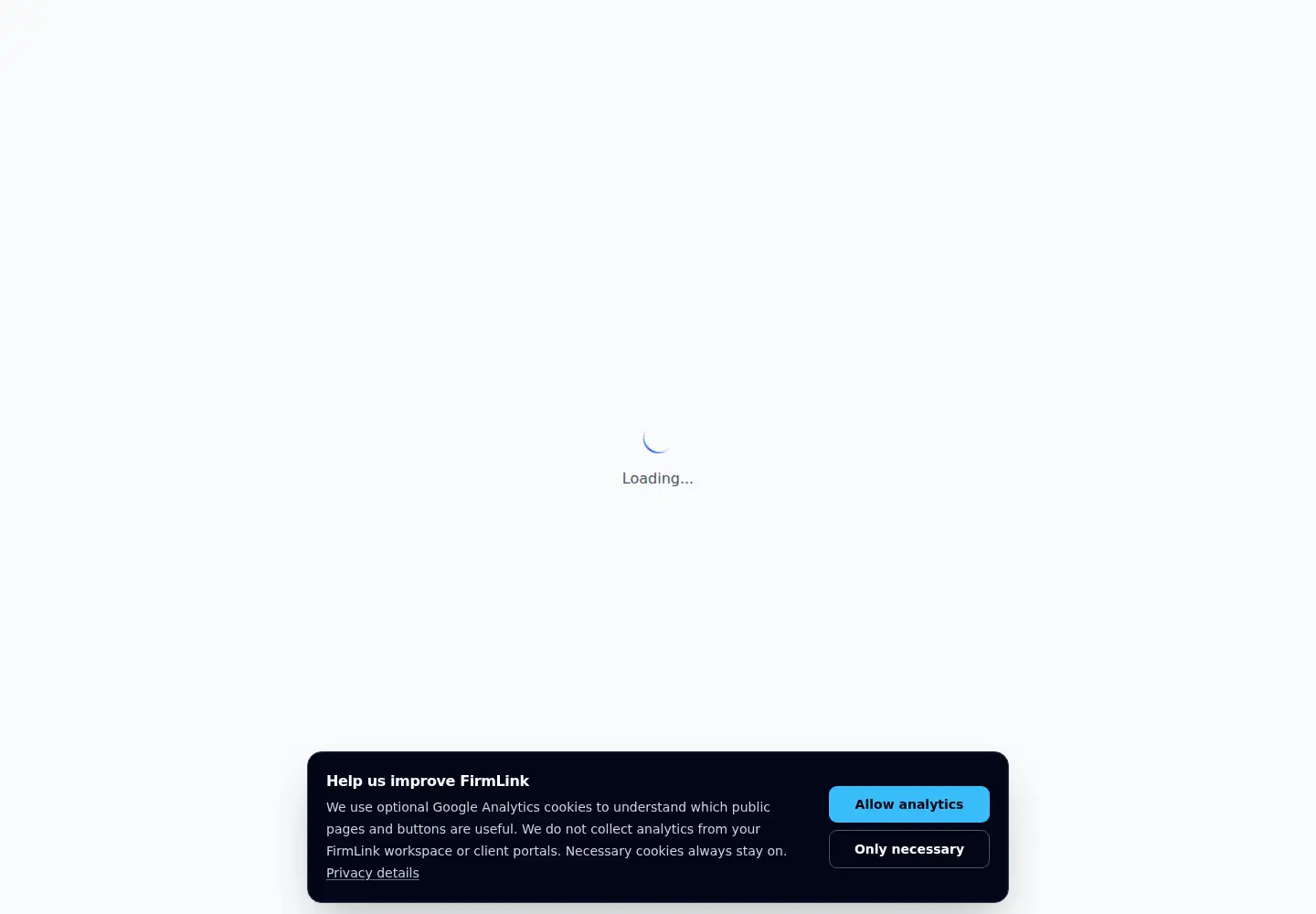 Screenshot of firmlinklegal.com