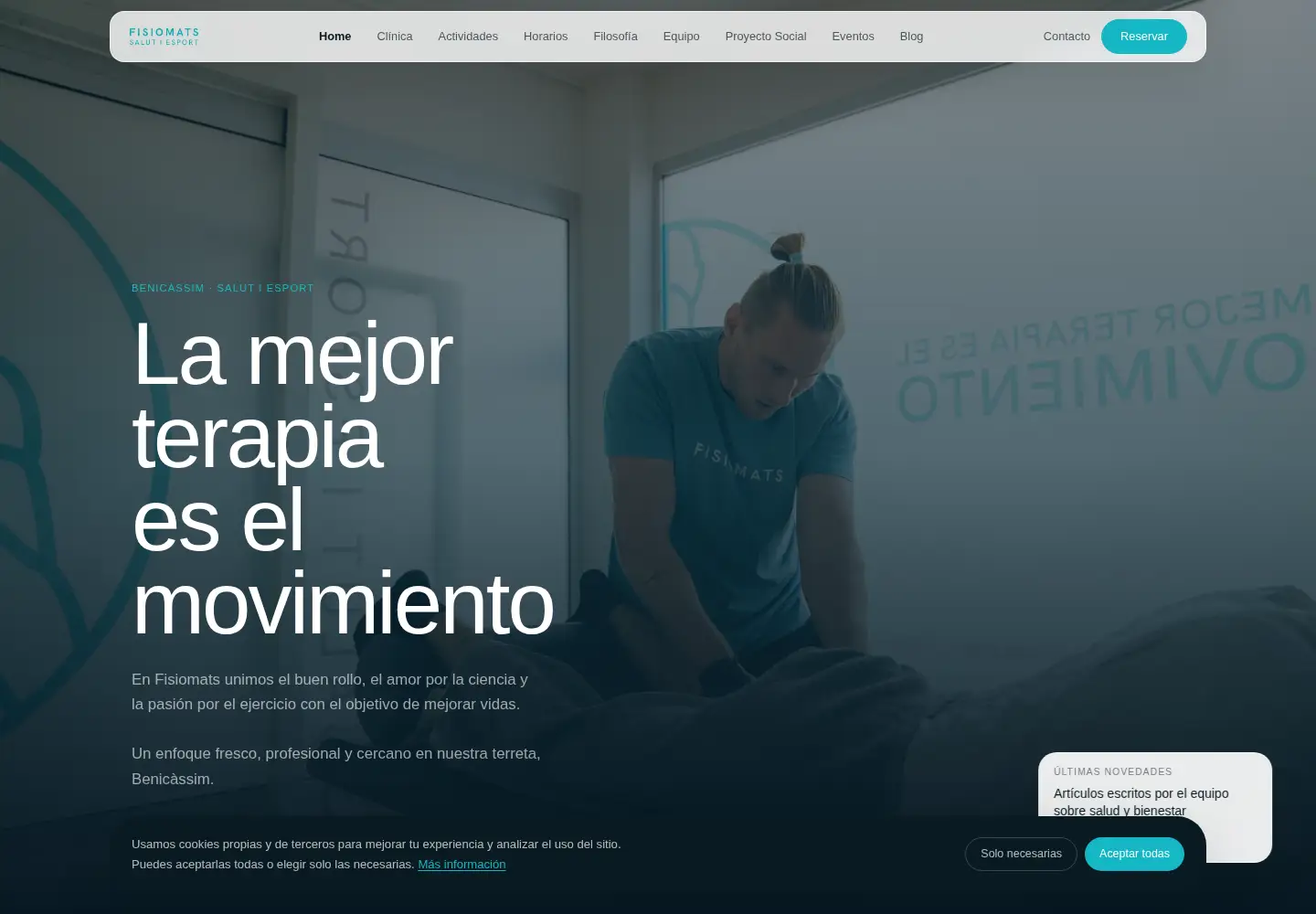 Screenshot of fisiomats.com