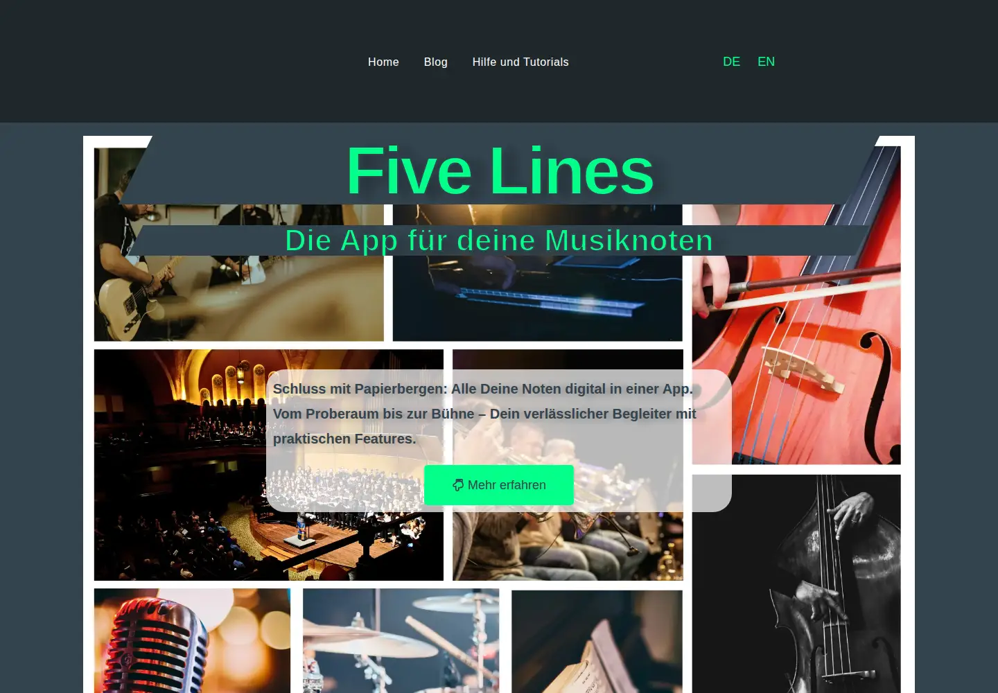 Screenshot of five-lines.com