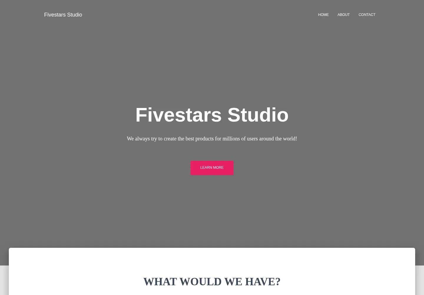 Screenshot of fivestarsstudiovn.com