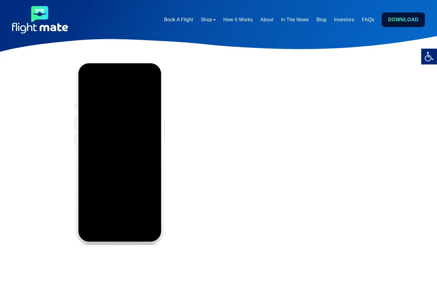 Captured homepage of flightmateapp.com in the current scan