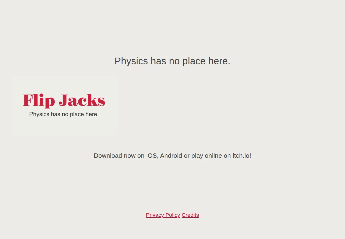 Screenshot of flipjacksgame.com