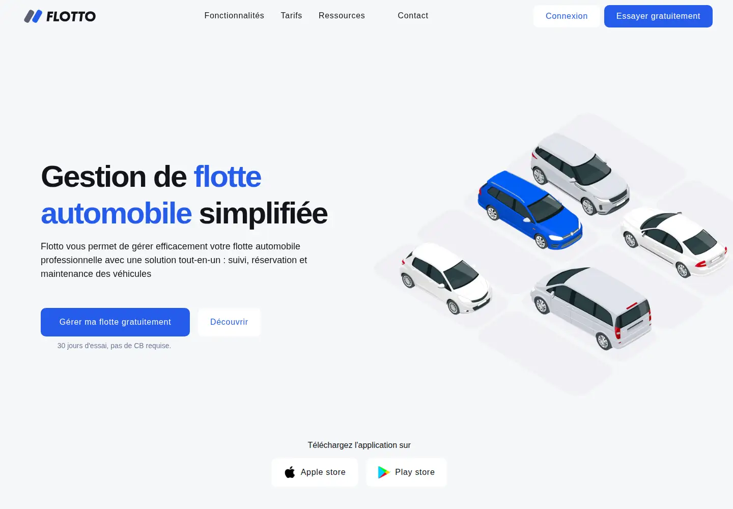 Screenshot of flotto-app.com