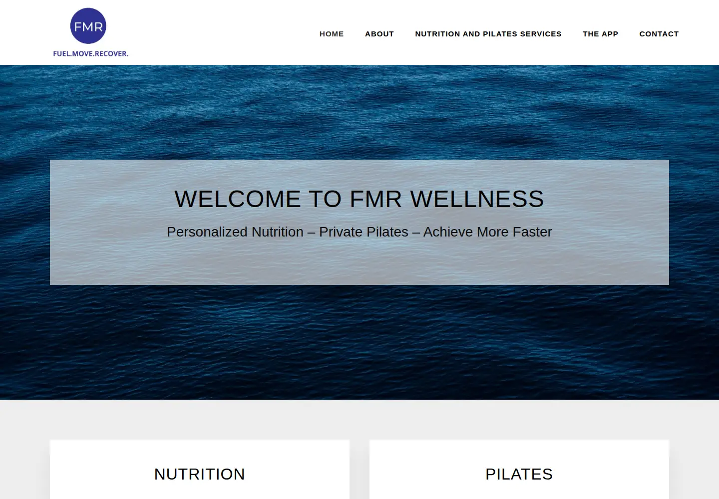Captured homepage of fmrwell.com in the current scan