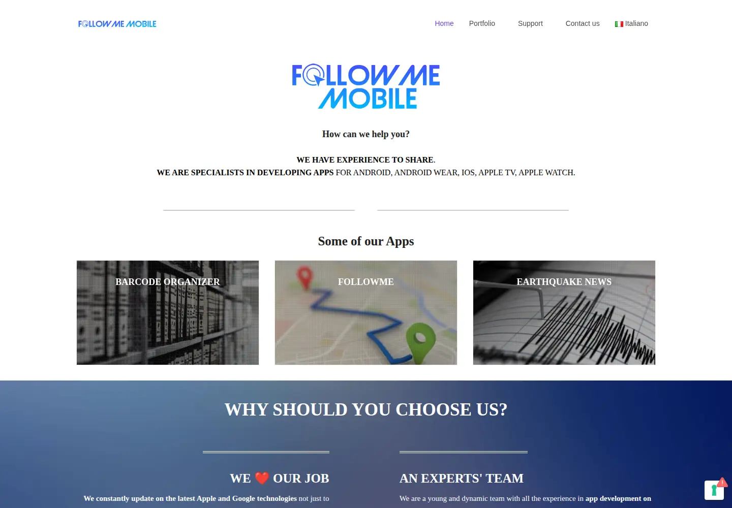 Screenshot of followmemobile.com