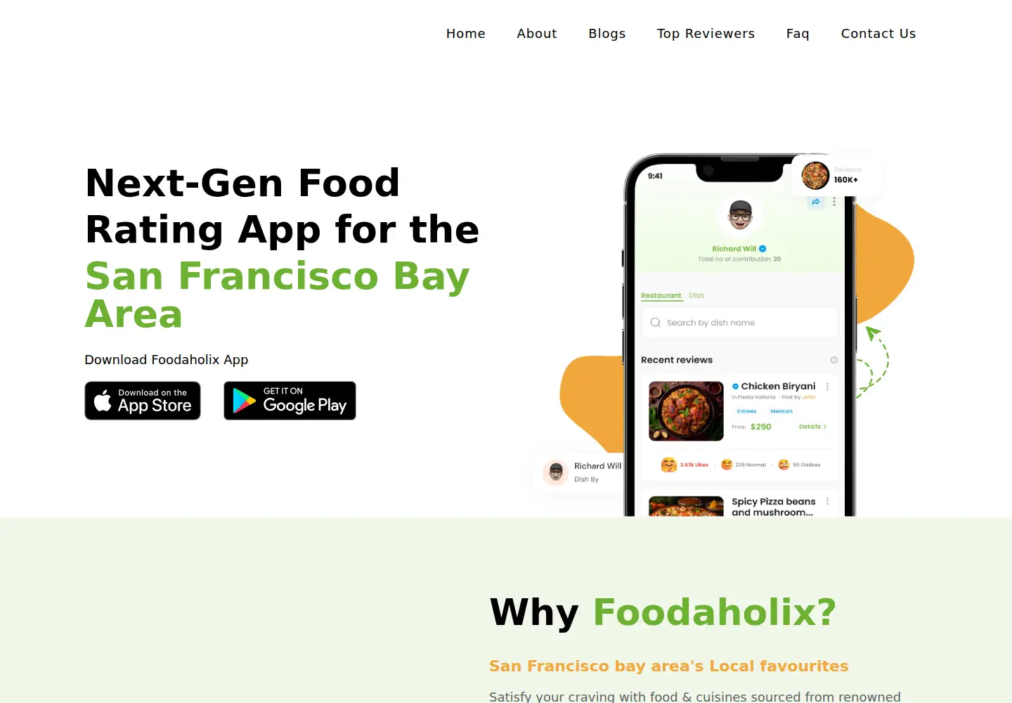 Screenshot of foodaholix.com