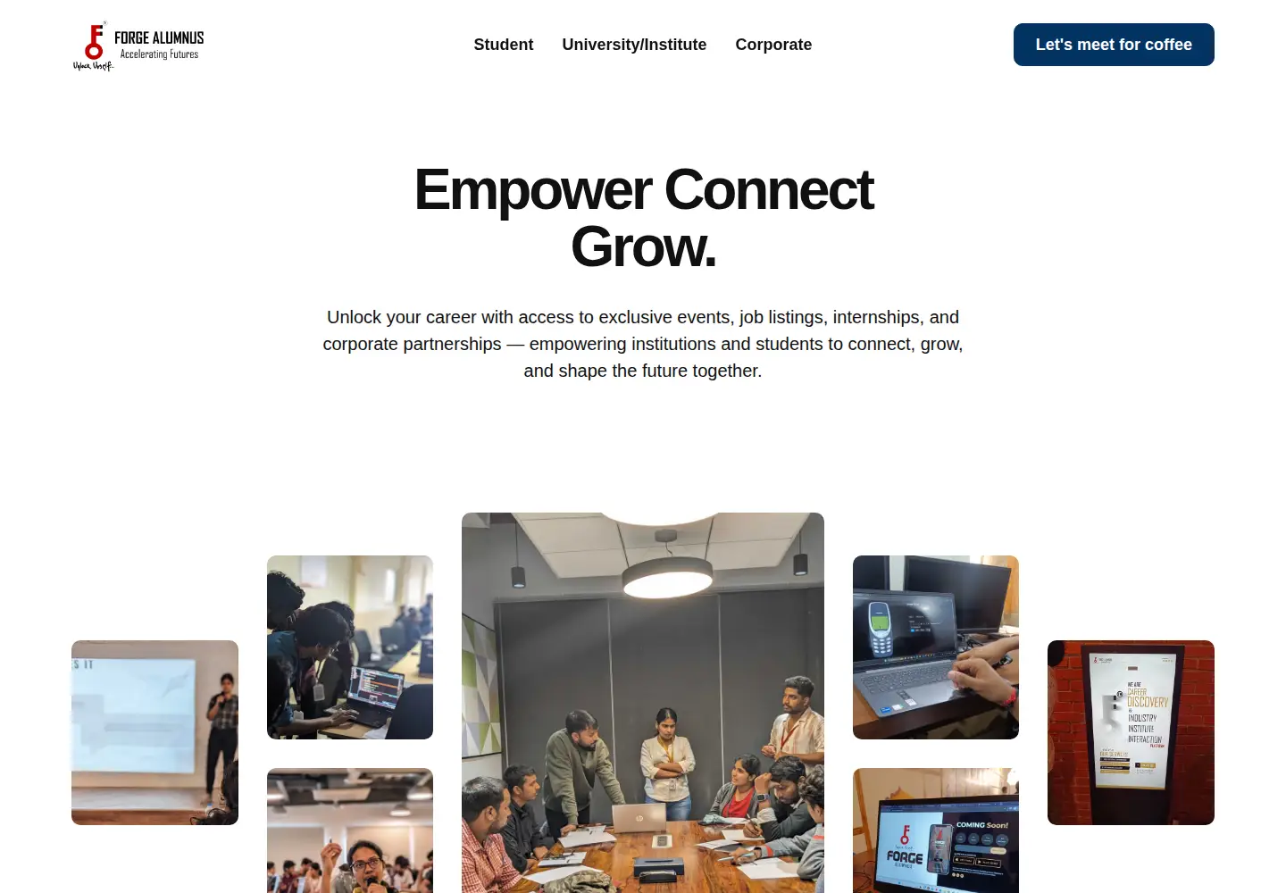 Screenshot of forgealumnus.com