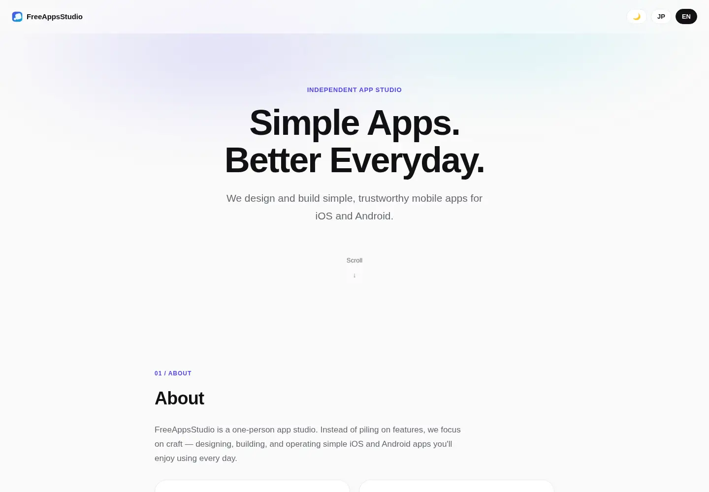 Screenshot of free-apps-studio.com